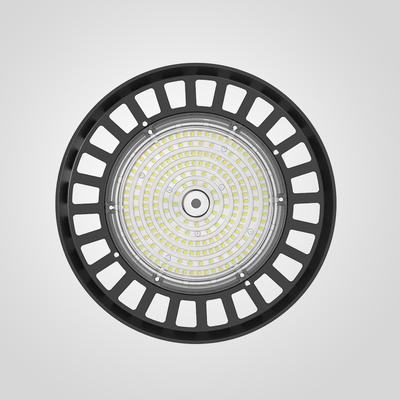 160lm/w hocheffiziente LED-Hochlicht für hohe Deckenbereiche in RAL 9017 Schwarz