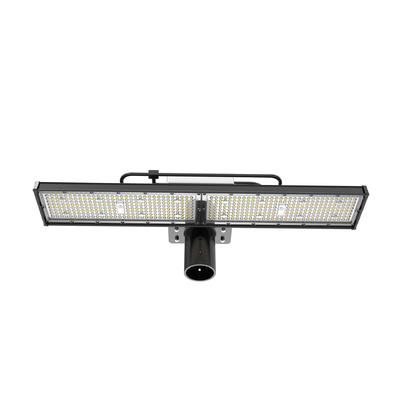 120-277V Eingangsspannung Lineare Hochbucht-LED-Leuchte mit RAL 9017 Schwarzbeschichtung